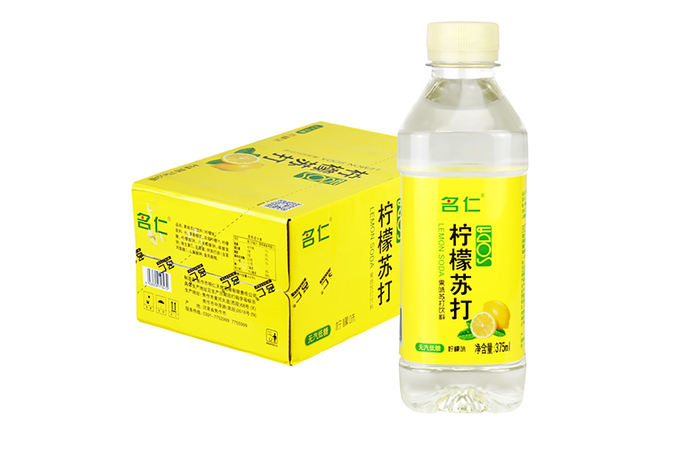 MINGREN LEMON SODA WATER 375ML